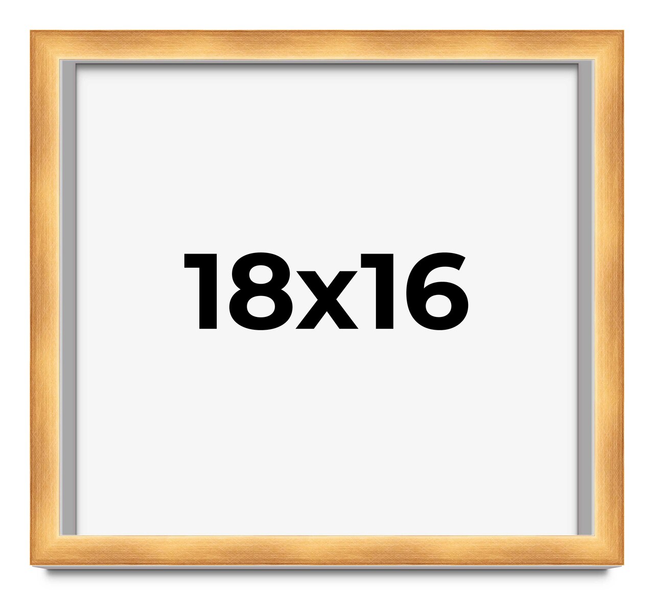 Minimalist Shadow Box Brown Picture Frame - UV Acrylic, Backing Board, Hanging Hardware